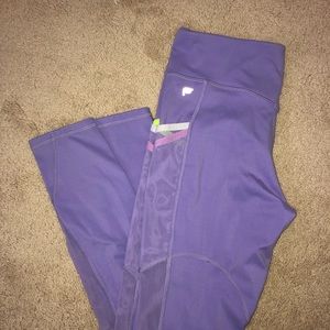 Fabletics leggings: purple/ yoga pants
